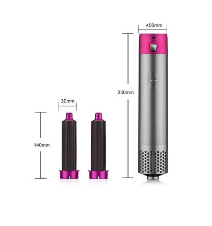 Cepillo Eléctrico Secador Pelo 5 En 1